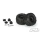 Hyrax 2.8 All Terrain Tires Mounted on Raid Black 6x30 Removable Hex Wheels (2) for Stampede 2wd & 4wd Front and Rear