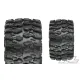 Hyrax 2.8 All Terrain Tires Mounted on Raid Black 6x30 Removable Hex Wheels (2) for Stampede 2wd & 4wd Front and Rear