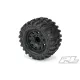 Hyrax 2.8 All Terrain Tires Mounted on Raid Black 6x30 Removable Hex Wheels (2) for Stampede 2wd & 4wd Front and Rear
