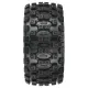 Badlands MX57 All Terrain Tires Mounted on Raid 5.7 Black Wheels (2) for X-MAXX, KRATON 8S