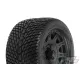 Road Rage 3.8" Street Tires Mounted on Raid Black 8x32 Removable Hex Wheels (2) for 17mm MT Front or Rear