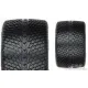 Road Rage 3.8" Street Tires Mounted on Raid Black 8x32 Removable Hex Wheels (2) for 17mm MT Front or Rear