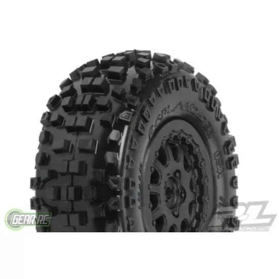 Badlands SC 2.2/3.0 M2 (Medium) Tires (2) Mounted on ProTrac