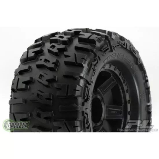 Trencher 3.8 (Traxxas" Style Bead) All Terrain Tires Moun
