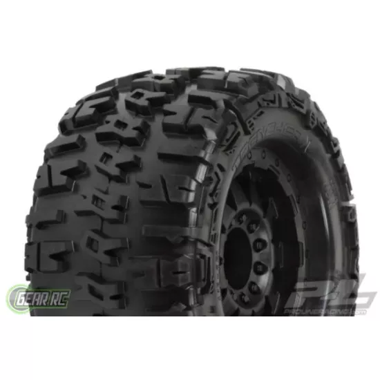 Trencher X 3.8 (Traxxas Style Bead) All Terrain Tires Mounte