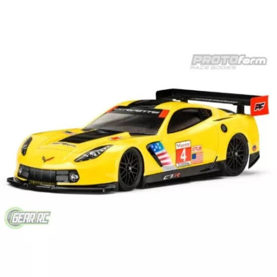 Chevrolet Corvette C7.R Clear Body for 190mm