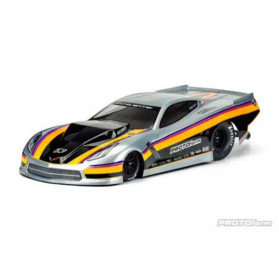 Chevrolet Corvette C7 Pro-Mod Clear Body for Slash 2wd Drag Car