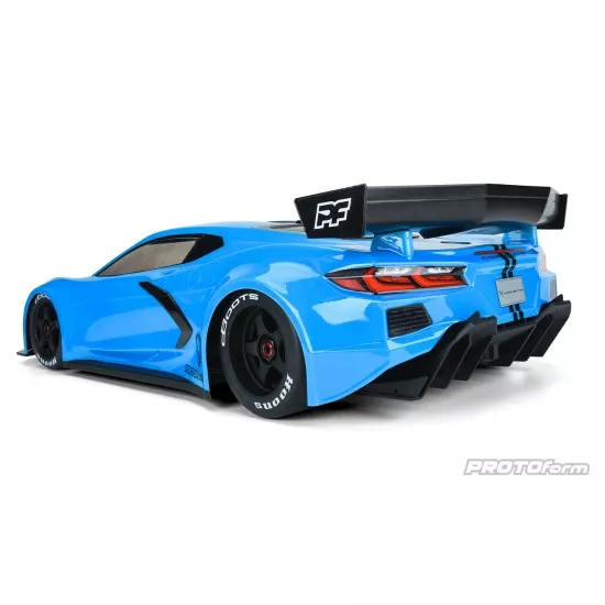 Chevrolet Corvette C8 Clear Body for ARRMA Felony & Infraction