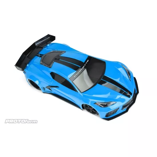 Chevrolet Corvette C8 Clear Body for ARRMA Felony & Infraction