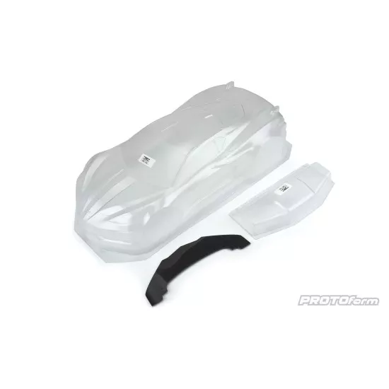 Chevrolet Corvette C8 Clear Body for ARRMA Felony & Infraction