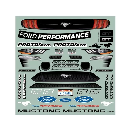 2021 Ford Mustang Clear Body for ARRMA Vendetta & Infraction 570 MEGA (requires ARA320357 Body Posts)
