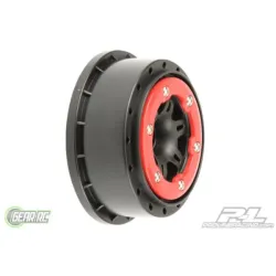 Split Six Red/Blk Bead-Loc Whls (2) Slash 2wd Front (PRO271404)