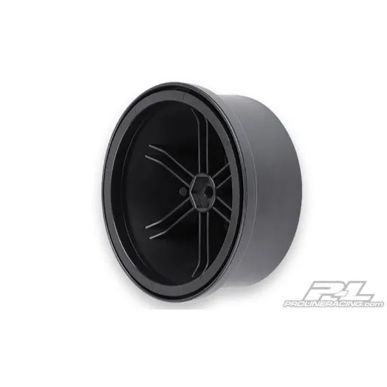 Split Six 2.2/3.0 Red/Black Bead-Loc Wheels (2) for Sla