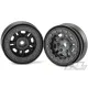 Proline FaultLine 1.9 Black Black Bead-Loc 10 Spoke Wheels for Rock Crawlers Front or Rear