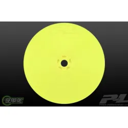 Velocity 2.2 4wd Front Yellow Wheels (2) for AE B64