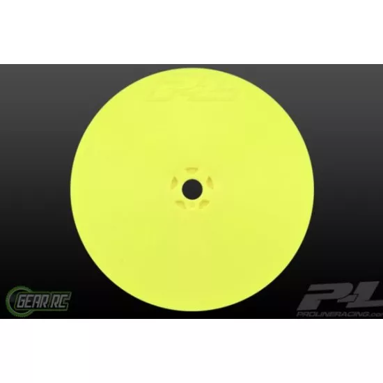 Velocity 2.2 4wd Front Yellow Wheels (2) for AE B64