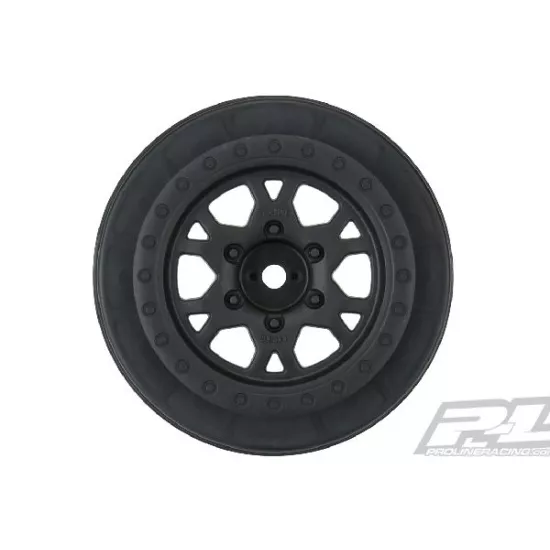 Impulse 2.2/3.0 Black Front Wheels (2) for Slash 2wd