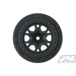 Impulse 2.2/3.0 Black Wheels (2) for Slash 2wd Rear & Slash 4x4 Front or Rear