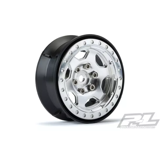 Crestline 1.9 Aluminum Composite Internal Bead-Loc Wheels for Rock Crawlers Front or Rear (PRO279100)