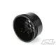 Showtime Wide SC / Standard SC 2.2/3.0 Black Wheels (2) for Losi 22S No Prep Drag Car, Slash 2wd and AE DR10 Rear & Slash 4x4 Front or Rear