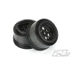 Showtime Wide SC / Standard SC 2.2/3.0 Black Wheels (2) for Losi 22S No Prep Drag Car, Slash 2wd and AE DR10 Rear & Slash 4x4 Front or Rear
