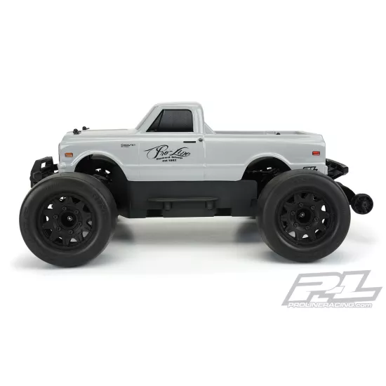 1972 Chevy C-10 Tough-Color (Stone Gray) Body for Stampede & Granite