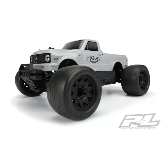 1972 Chevy C-10 Tough-Color (Stone Gray) Body for Stampede & Granite