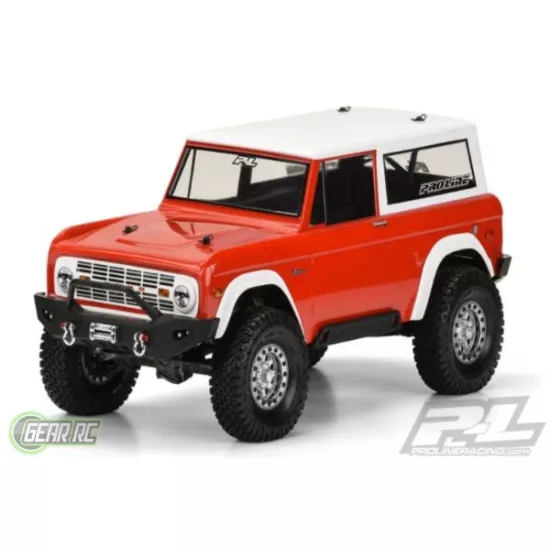 1973 Ford Bronco Clear Body for 1:10 Rock Crawler