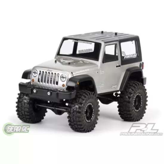 2009 Jeep Wrangler Clear body for 1:10 Scale Crawlers
