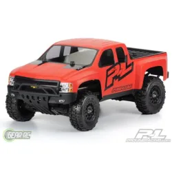 Chevy Silverado HD Clear Body  for Slash and Slash 4X4 (REQU