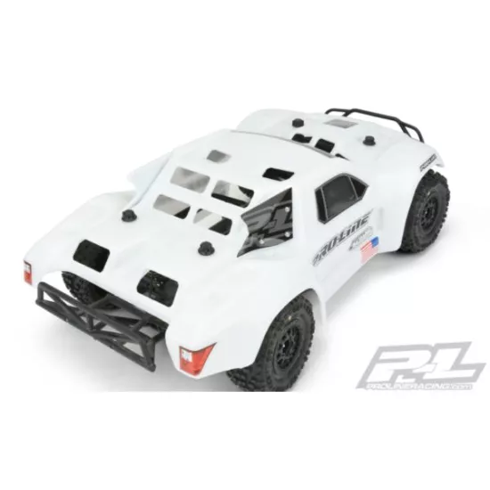 Pre-Cut Flo-Tek Fusion Bash Armor Body (White) for Slash 2wd, Slash® 4x4, SC5M