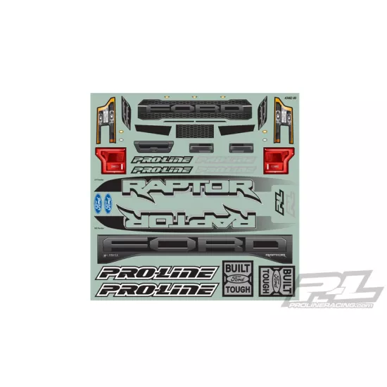 Pre-Cut 2017 Ford F-150 Raptor Tough-Color (Black) Body (PRO348218)