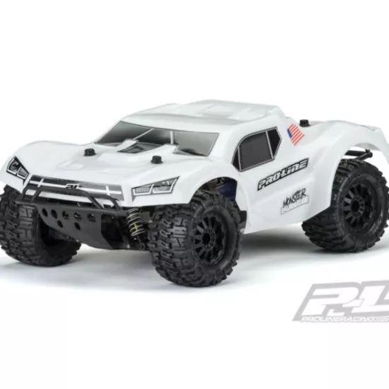 Proline Pre-Cut Monster Fusion Bash Armor Body White for Slash 2wd en Slash 4x4 with 2.8 tyres