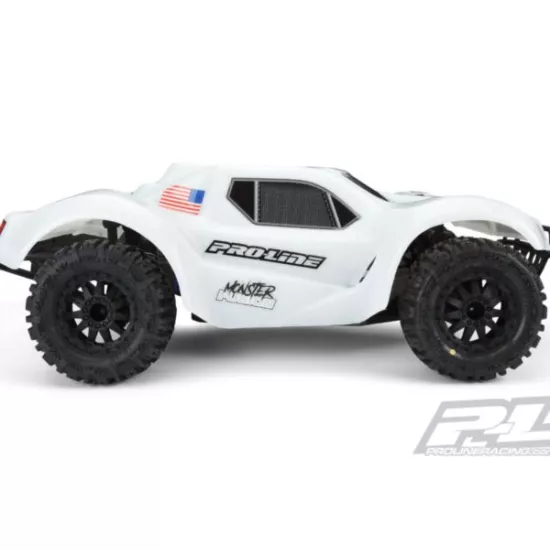 Proline Pre-Cut Monster Fusion Bash Armor Body White for Slash 2wd en Slash 4x4 with 2.8 tyres