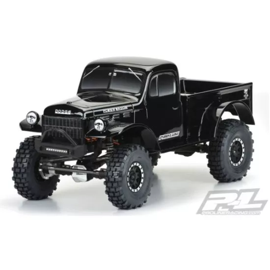 1946 Dodge Power Wagon Tough-Color (Black) Body for 12.3