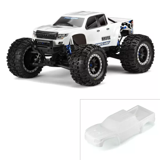 Pre-Cut Brute Bash Armor Body White for X-Maxx