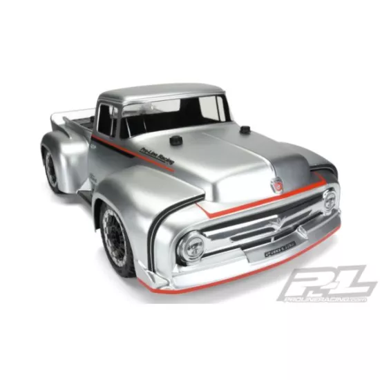1956 Ford F-100 Pro-Touring Street Truck Clear Body for Slash 2wd Slash 4x4 en 1op10 rally