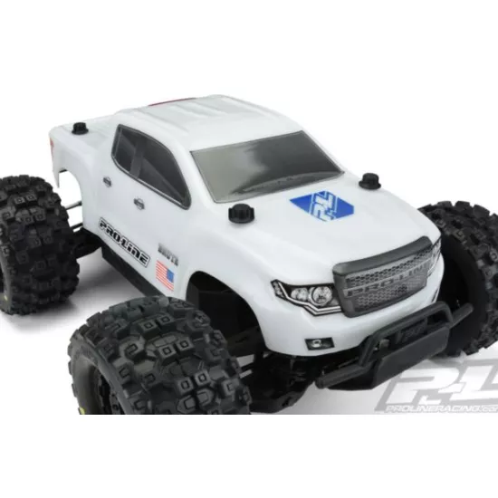 Pre-Cut Brute Bash Armor Body White for PRO-MT 4x4 and Stampede 4x4 Pre-Cut Brut
