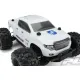 Pre-Cut Brute Bash Armor Body White for PRO-MT 4x4 and Stampede 4x4 Pre-Cut Brut