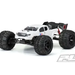 Pre-Cut Brute Bash Armor (White) Body for ARRMA Kraton