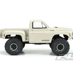 1978 Chevy K-10 Clear Body (Cab & Bed)  for 12.3 (313mm) Wheelbase Scale Crawler