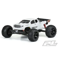 Pre-Cut Brute Bash Armor (White) Body for ARRMA Outcast & Notorious