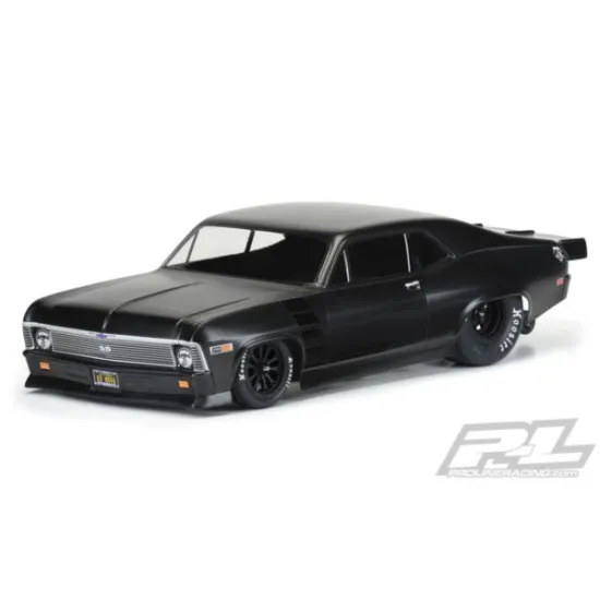1969 Chevrolet Nova Clear Body for Slash 2wd Drag Car
