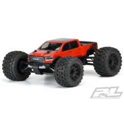 Pre-Cut 2020 Ram Rebel 1500 Clear Body  for E-REVO 2.0 (with extended body mounts)