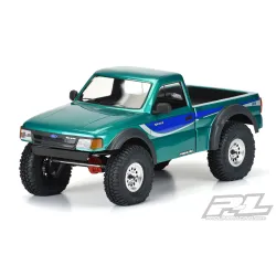 1993 Ford Ranger Clear Body Set with Scale Molded Accessories for 12.3" (313mm) Wheelbase Scale Crawlers
