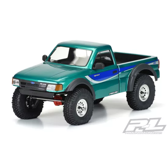1993 Ford Ranger Clear Body Set with Scale Molded Accessories for 12.3" (313mm) Wheelbase Scale Crawlers