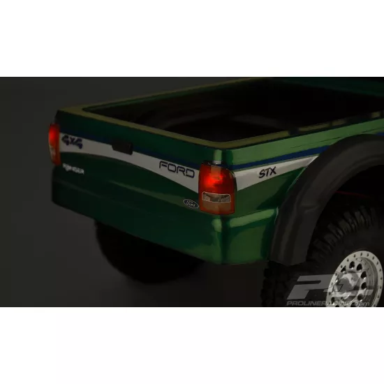 1993 Ford Ranger Clear Body Set with Scale Molded Accessories for 12.3" (313mm) Wheelbase Scale Crawlers