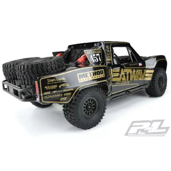 Pre-Cut 1967 Ford F-100 Race Truck Heatwave Edition Tough-Color (Black) Body for Unlimited Desert Racer (PRO354718)