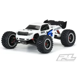 Pre-Cut Brute Bash Armor (White) Body for ARRMA Kraton 8S