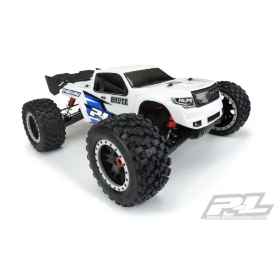 Pre-Cut Brute Bash Armor (White) Body for ARRMA Kraton 8S